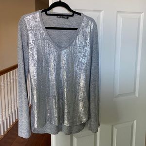 7 for All Mankind Classy Silver Sweater